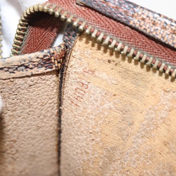 LOUIS VUITTON Damier Ebene Poche Toilette 26 Pouch N47543 LV Auth 148767 - Picture 11 of 15